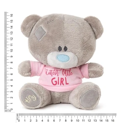 Image of Me To You Tiny Tatty Teddy Cutest Little Girl Bear Baby Safe,Blue,grey,pink