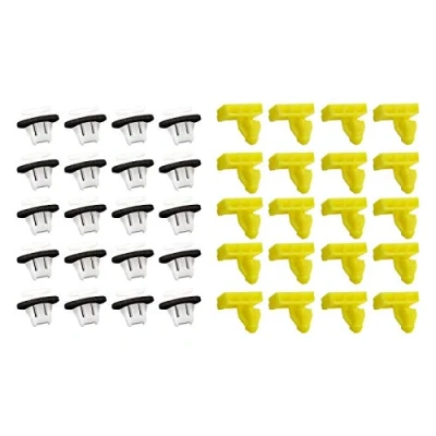Image of Be In Your Mind 40pcs Car Wheel Arch Surround Trim Moulding Clips Kit Plastic Retainer Fasteners Compatible with Juke 76847JG00A 76882JG10A