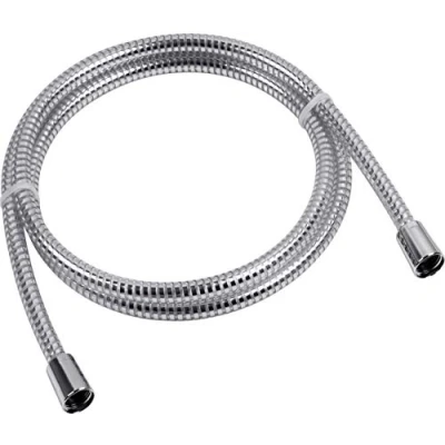 Image of CORNAT TECB3373 Shower Hose Plastic 2,0m Trans./chr, Transparent, 200 cm