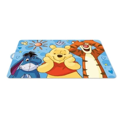 Image of P:os 68936 Place mat with Colourful Disney Winnie The Pooh Motif, Plastic for Boys and Girls, Approximately 42 x 29 cm, BPA Free