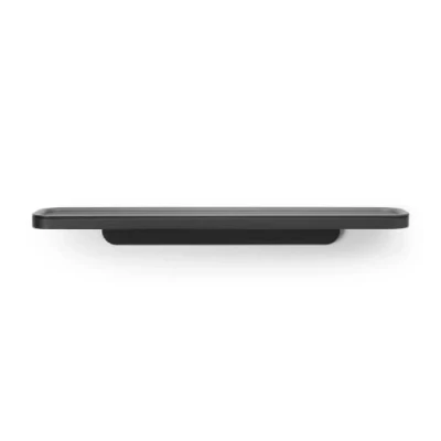 Image of Brabantia Mindset Bathroom Shelf Space Efficient Holds Up to 2 kg Wall Organiser for in the Shower Corrosion Resistant Fixing Materials Included Infinite Grey 42 x 8.6 cm