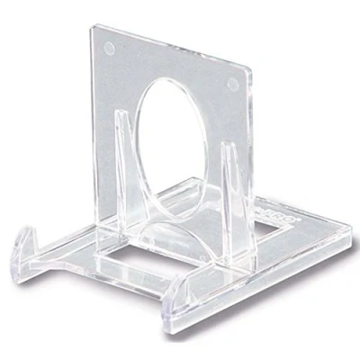 Image of Ultra Pro Unisex&#039;s Two Piece Small Stand for Card Holders (5 Pack), Clear, 7 x 10