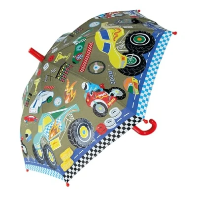 Image of Colour Changing Childrens Umbrella Zoom Cars