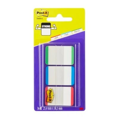 Image of Post it Index Tabs 25mm Assorted colours Ref 686L GBR [Pack 66]