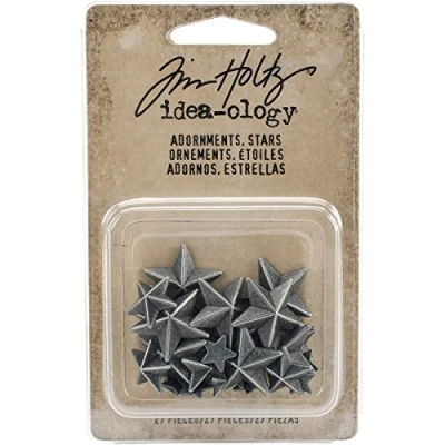 Image of Tim Holtz Stars Adornments, Multi Colour