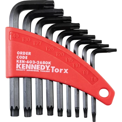 Image of Kennedy T8 T40 Tamper proof TORX Key Set (9 Piece)