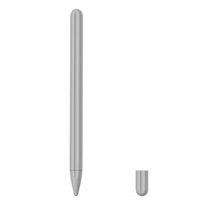 Image of Soft Silicone Compatible for Huawei M Pencil Case Tablet Touch Pen Stylus Protective Sleeve Cover (Gray)