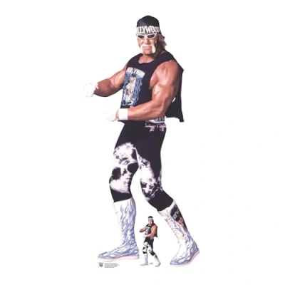 Image of Star Cutouts SC4414 Hulk Hogan NWO WWE Cardboard Cut Out Height 196cm