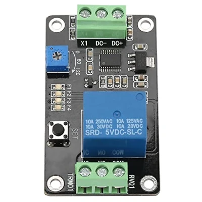 Image of Delay Timer Relay, TRM01 Self locking On/Off Switch, Relay Module (DC12V)