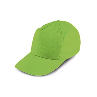 Image of US BASIC Unisex Memphis 5 Panel Cap, Apple Green, One Size UK