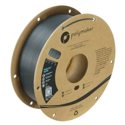 Image of Polymaker PolyLite PETG 1.75mm 1kg Dark Grey