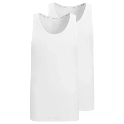 Image of Calvin Klein Underwear 2 PACK Undershirt, Men&#039;s, Size: Medium, White