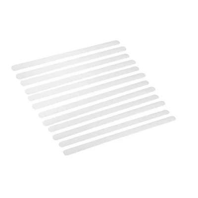 Image of Safety Anti slip Tape, 12 Strips Floor Stair Adhesive Non Skid Grip Tape Transparent No Trace Invisible Bathroom Stairs Protecting the Elderly