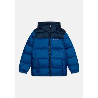 Image of Columbia Puffect Hooded Unisex Winter jacket for kids, Size: 10/12y, Mountain blue