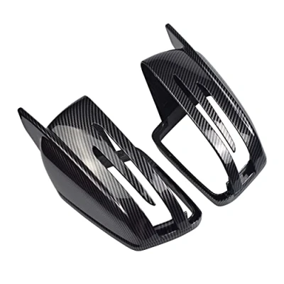 Image of Kakulkomen For Mercedes B E n z W176 W246 W212 W204 C117 X156 X204 W221 C218 A C S CLA GLA GLK Class Mirror Cover Fit Side Wing Covers Caps(Carbon fiber pattern