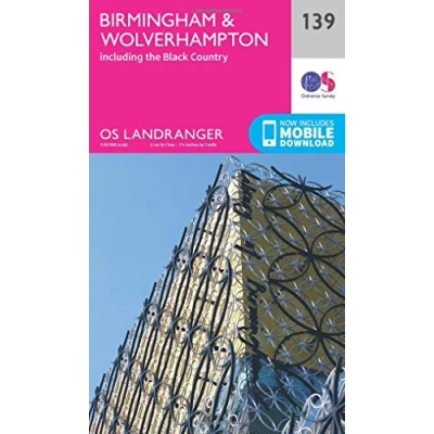 Image of Landranger 139 Birmingham &amp; Wolverhampton Map With Digital Version