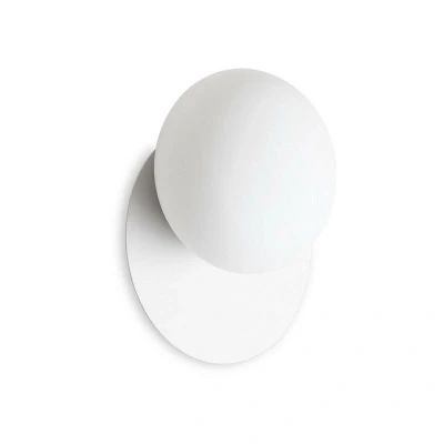 Image of NINFEA Round Flush Wall Lamp White