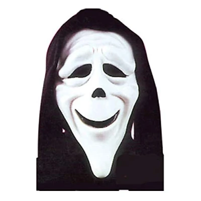 Image of Mens Stoned Scary Movie Mask Film Halloween Horror Scream Fancy Dress Costume Accessory (One Size) Black