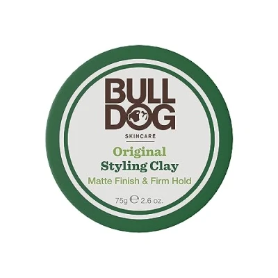 Image of BULLDOG SKINCARE Original Hair Styling Clay For Men Matte Finish and Firm Hold 75 g