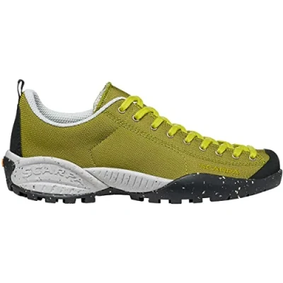 Image of Scarpa Unisex&#039;s Mojito Planet Fabric Bm Spider Hiking Shoes, Golden Lime, 10.5 UK