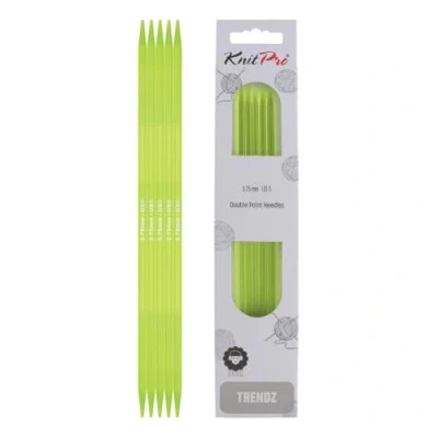 Image of Knit Pro 15 cm x 3.75 mm Double Pointed Needles, Multi Colour