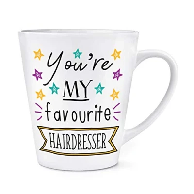 Image of You&#039;re My Favourite Hairdresser Stars 12oz Latte Mug Cup