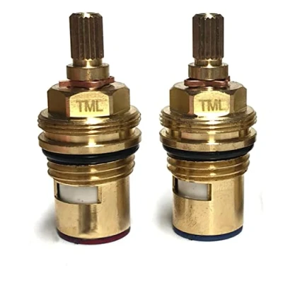 Image of Tap Valves Cartridges Set Compatible with The Bristan Artisan Kitchen Mixer 20 Spline Version 2998827300