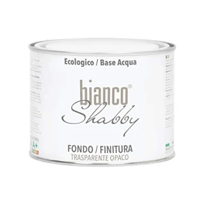 Image of bianco Shabby TRANSPARENT MATTE Base/Topcoat for Chalk Paint (500 ml)