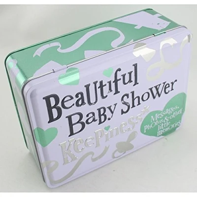 Image of Bright Side Beautiful Baby Shower Storage and Keepsake Tin