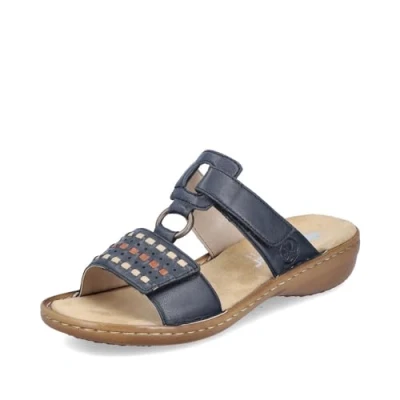 Image of Rieker 60842 14 Womens Sandals Black