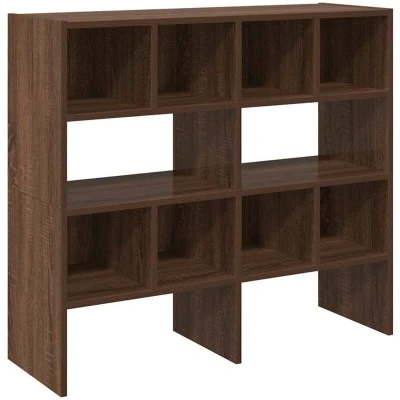 Image of vidaXL Shoe Racks 2 pcs Stackable Black Oak 89.5x30x40 cm
