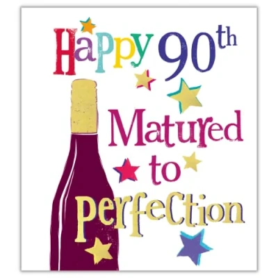 Image of Danilo Promotions Age 90 Birthday Card, Brightside 90th Card Brightside, Happy Card,Multi,7 x 6