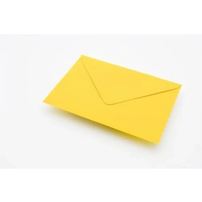 Image of Craft UK 2436 B6 (125 X 175) Amalfi Yellow 100 GSM Envelopes (50 Pack)