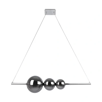 Image of Nova Dimmable LED Triple Pendant Ceiling Light Chrome 3000K