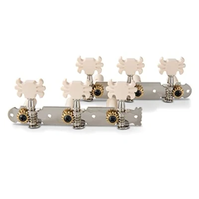Image of GEWA machine heads Classical guitar Set, Cream coloured butterfly buttons