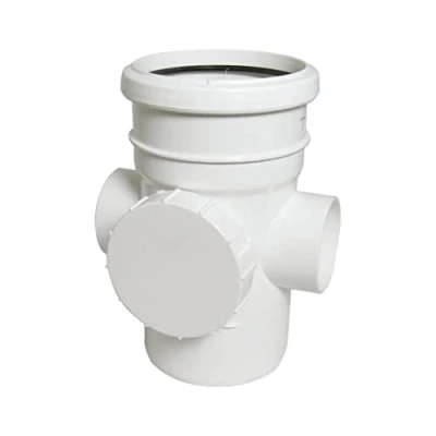 Image of FLOPLAST 110mm Soil Ring Seal Access Socket Spigot White