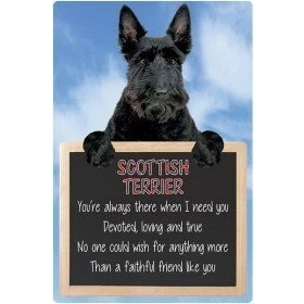 Image of Faithful Friends SCOTTISH TERRIER 3D SIGN