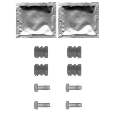 Image of 97200062891 Accessories Kit, brake caliper TEXTAR 82062800 MERCEDES BENZ: E Class T modell, C Saloon, VOLKSWAGEN: GOLF 2, BMW: 3 Saloon