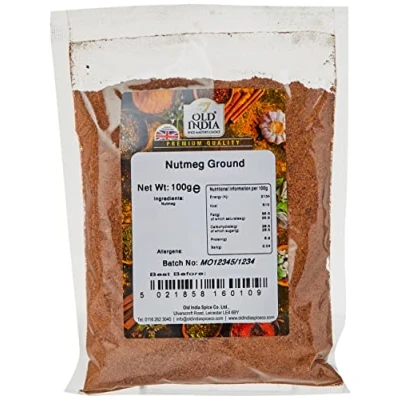 Image of Old India Nutmeg Ground 100g
