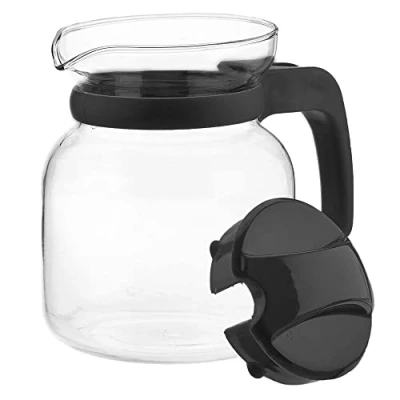 Image of MGE Microwave Jug BPA Free Soft Grip Glass with Lid 650 mL