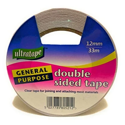 Image of Ultratape Double Sided Tape 12mm x 33m Genuine Single/Double/Triple Roll Packs (1)