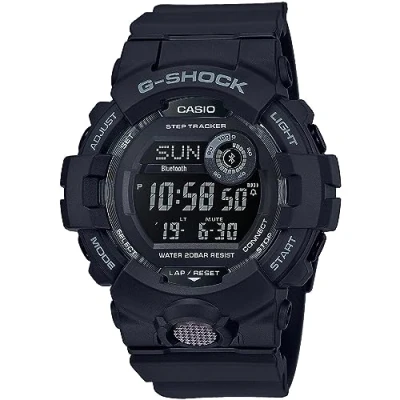 Image of Casio Mens Quartz Watch, digital Display and Resin Strap GBD 800 1BER