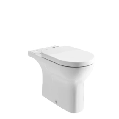 Image of Iflo Rhea Comfort Height Toilet Pan For Use With Close Coupled Dual Flush Cistern 6/4L C10128A