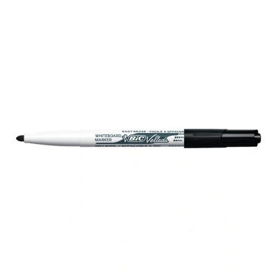 Image of BIC Velleda 1741 Whiteboard Markers Black 12 Box
