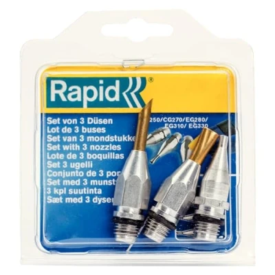 Image of Rapid Nozzle Kit Includes Pallet Nozzle, Long and Standard for Glue Gun, 40107334