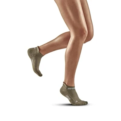 Image of CEP Women&#039;s No Show Run Socks V4 Size 34 37, Green Breathable, Moisture Wicking Comfort for Runners