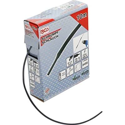 Image of BGS 6846 Shrink Tube Box black Ø 2.5 mm 10 m