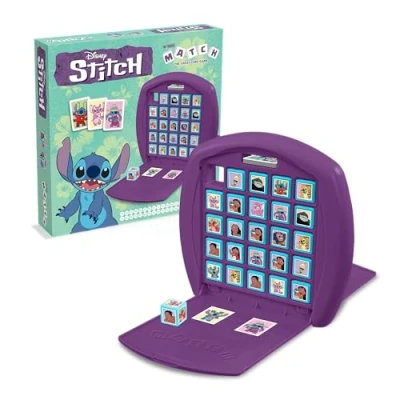 Image of Top Trumps Stitch Match Play with your favourite characters including Stitch, Pleakley and David travel board game gift toy for Boys Girls Aged 4 plus