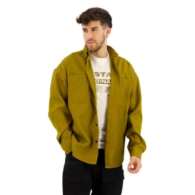 Image of G STAR RAW Men&#039;s TP Button Down Oversized Shirt, Brown (tobacco D23744 D410 248), S