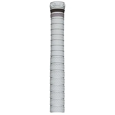 Image of Contrast GM Terrain Cricket Bat Grip (Single) White with Black/Silver